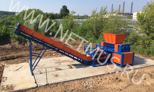 Шредер для крупногабаритных отходов, строительного мусора - купить ...